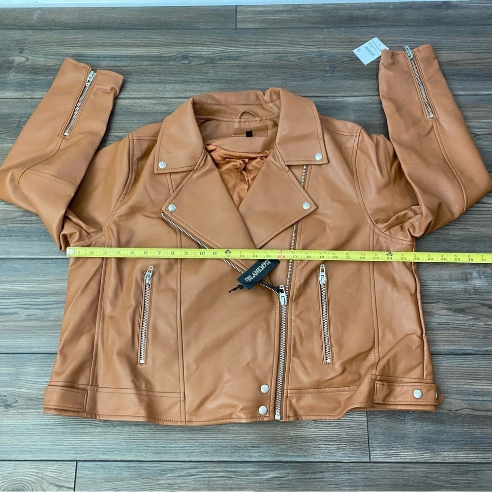 Blank NYC moto faux leather jacket NEW - Picture 9 of 9